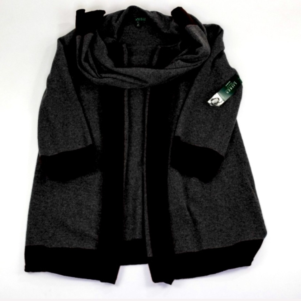 Wool & Cashmere Long Open Cardigan